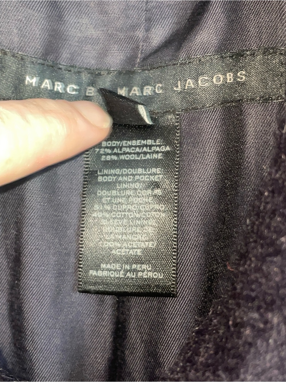 Marc by Marc Jacobs Alpaca Pea Coat - Picture 4 of 6